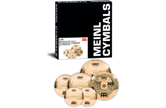 Set de cinele Meinl Classics Custom Extreme Metal Expanded Cymbal Set CCEM-CS1
