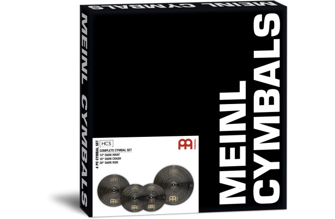 Cymbál szett Meinl HCS Dark Complete Cymbal 3pcs Set 14''16''20''