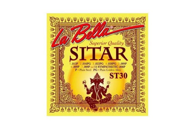 Set de Coarde pentru Sitar La Bella ST30 Sitar Strings