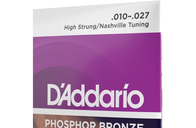 Set de corzi chitară acustică Daddario EJ38H Ph. Bronze Nashville 10-27