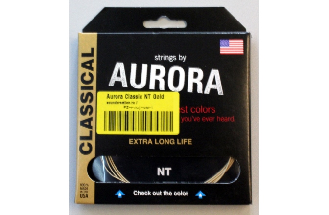Set de corzi pentru chitara clasica Aurora Classic NT Gold