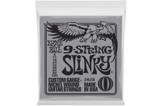 Set de corzi Ernie Ball 9-String Slinky 2628