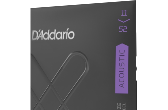 Set de corzi pentru chitară acustică .011- .052w Daddario XT Acoustic PB 11-52 Custom Light