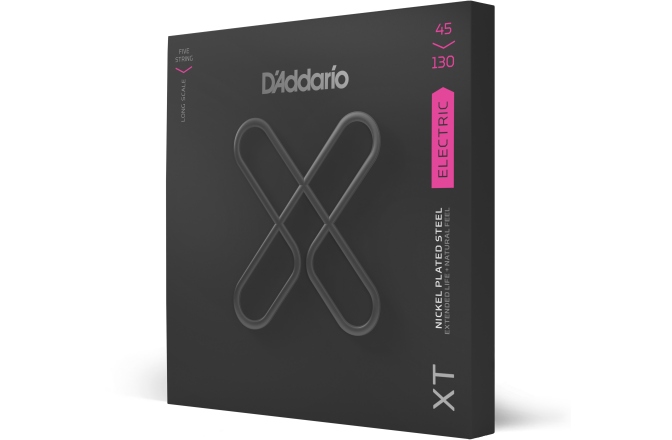 Set de corzi pentru chitară bass 045 - 130 Daddario XTB45130 5 Strings Regular Light