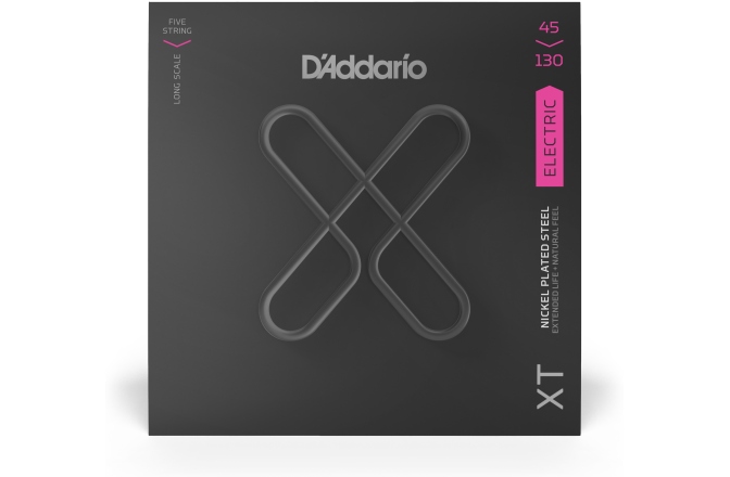Set de corzi pentru chitară bass 045 - 130 Daddario XTB45130 5 Strings Regular Light