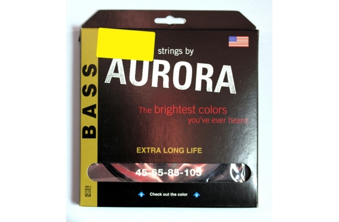 Set de corzi pentru chitara bass Aurora Bass 45-105 Red