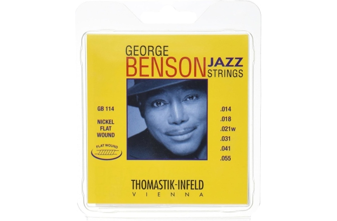 Set de corzi pentru chitare Jazz Thomastik GB114 Heavy Set George Benson
