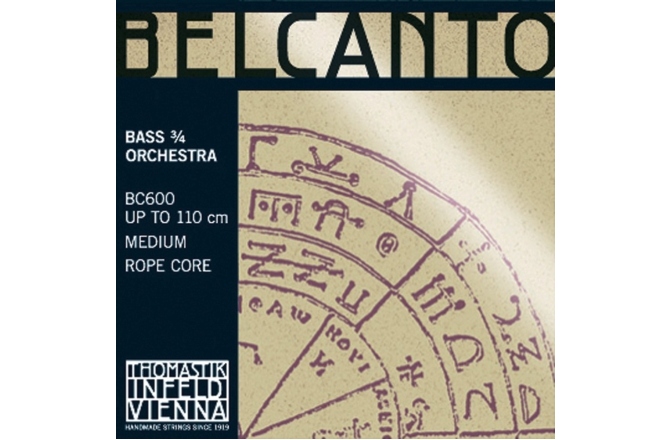 Set de corzi pentru contrabas Thomastik Belcanto Bass Orchestra 3/4