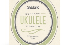 Set de corzi pentru ukulele sopran Daddario EJ87S Titanium Soprano Ukulele