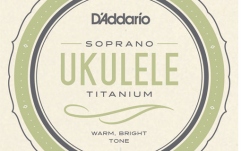 Set de corzi pentru ukulele sopran Daddario EJ87S Titanium Soprano Ukulele