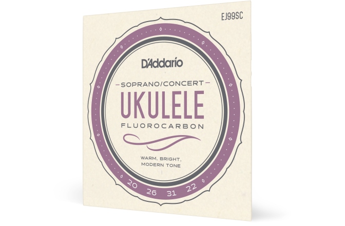 Set de corzi pentru ukulele sopran Daddario EJ99SC Soprano/Concert Ukulele