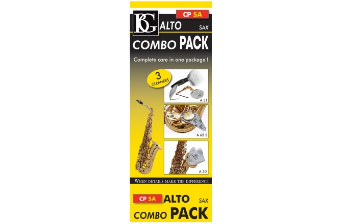 Set de curățare pentru Alto Sax BG France CPSA Combo pack Alto Sax