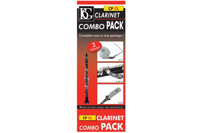 Set de curățare pentru Clarinet Bb BG France CPCL Combo pack   Clarinet Bb