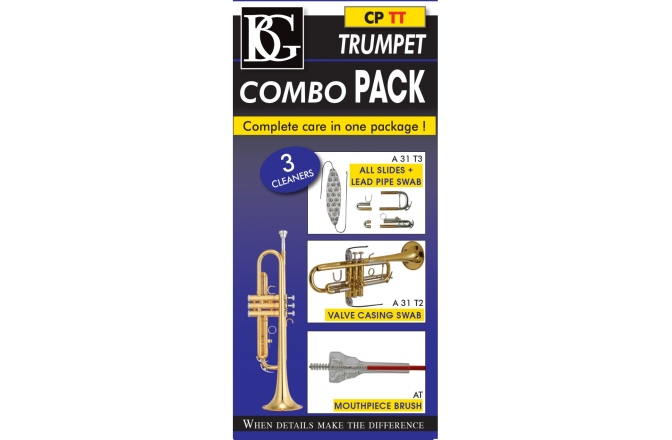 Set de curățare pentru Trompetă BG France CPTT Combo pack  trompetă
