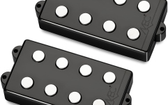 Set de doze chitară bas MEC Pickups  Passive MM-Style Bass Pickup Set, Metal Cover, 4-String - Black Chrome