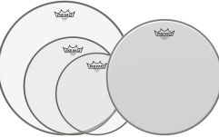 Set de Fețe de Tobe Remo Set de Fețe de Tobe  Pro Pack Emperor Transparent 10", 12", 16" + free 14"