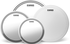 Set de feţe de tobe Evans EC2S Clear Rock Pack (10" 12" 16") with 14" HD Dry Snare Batter