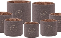 Set de huse pentru Boluri de Meditaţie Meinl Crystal Singing Bowl Sleeve Set - Brown