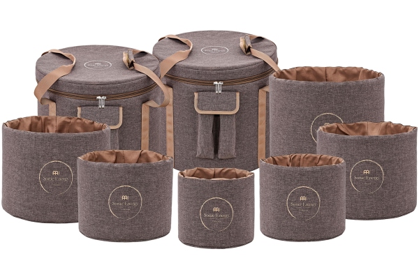 Crystal Singing Bowl Travel Bag Set - Brown Crystal Singing Bowl Travel Bag Set - Brown