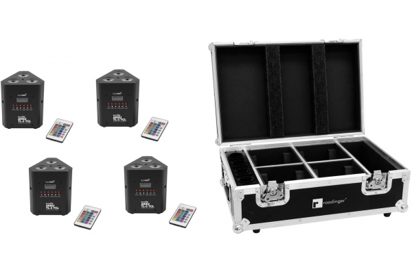 Set 4x AKKU TL-3 TCL QuickDMX + Case with charging function