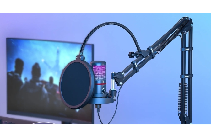 Set de microfon USB și accesorii ROQ Audio ANT USB Bundle