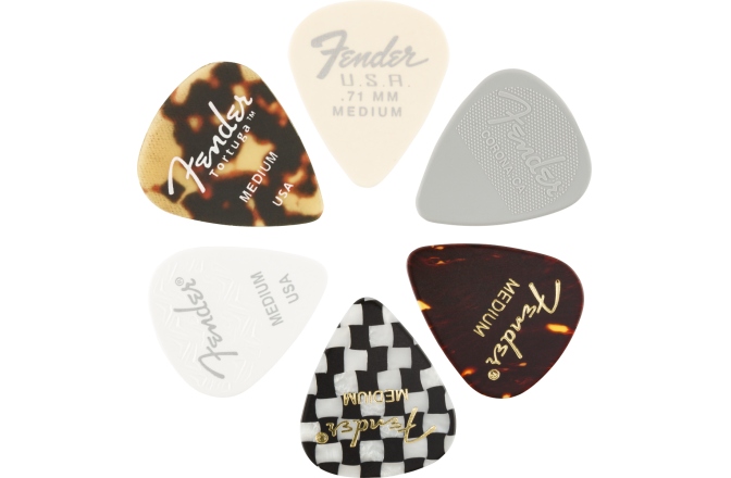 Set de pene Fender 351 Shape Material Medley Medium (6)