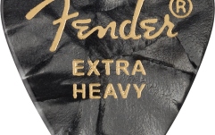 Set de pene Fender 351 Shape Premium Picks Extra Heavy Black Moto 12 Count