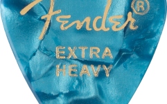 Set de pene Fender 351 Shape Premium Picks Extra Heavy Ocean Turquoise 12 Count