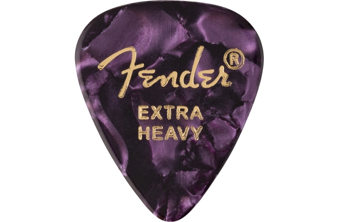 Set de pene Fender 351 Shape Premium Picks Extra Heavy Purple Moto 12 Count