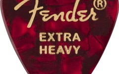 Set de pene Fender 351 Shape Premium Picks Extra Heavy Red Moto 12 Count