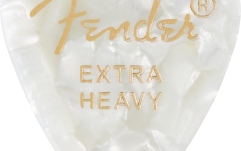 Set de pene  Fender 351 Shape Premium Picks Extra Heavy White Moto 12 Count