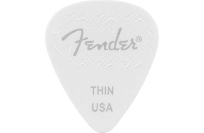Set de pene Fender 351 Shape White Thin (6)