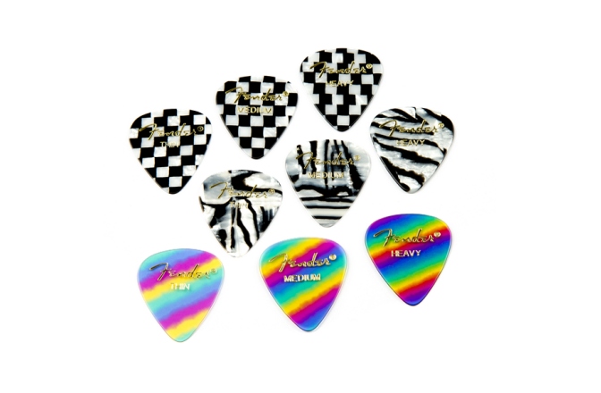 Set de pene Fender 351 Shape Zebra Medium (12)