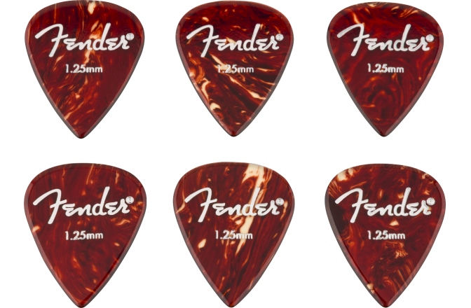 Set de pene Fender Aero Acrylic Picks 6pcs 1.25mm