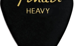 Set de pene Fender Classic Celluloid Black 351 Shape Heavy144 Count