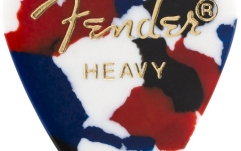 Set de pene Fender Classic Celluloid Confetti 351 Shape Heavy 12 Count