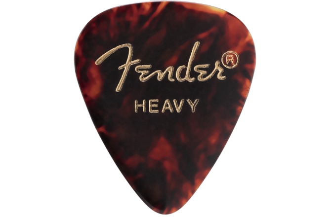 Set de pene Fender Classic Celluloid Tortoise Shell 351 Shape Heavy 144 Count