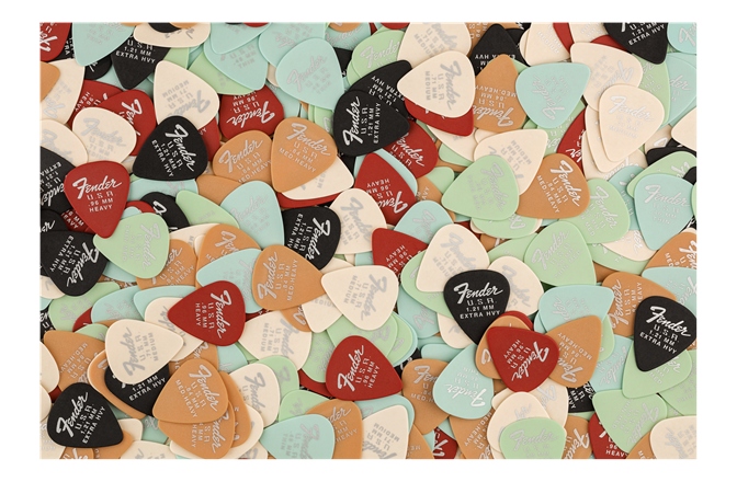 Set de pene Fender Dura-Tone 351 Shape .84 Butterscotch Blonde 12-Pack