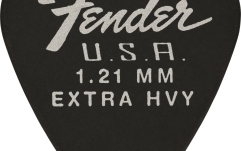Set de pene Fender Dura-Tone 351 Shape 1.21 Black 12-Pack