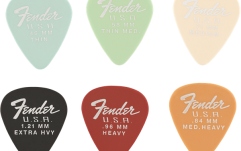 Set de pene Fender Dura-Tone 351 Shape 1.21 Black 12-Pack