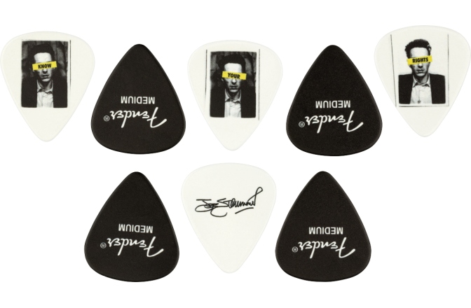 Set de pene Fender Joe Strummer Pick Tin Medium (8)