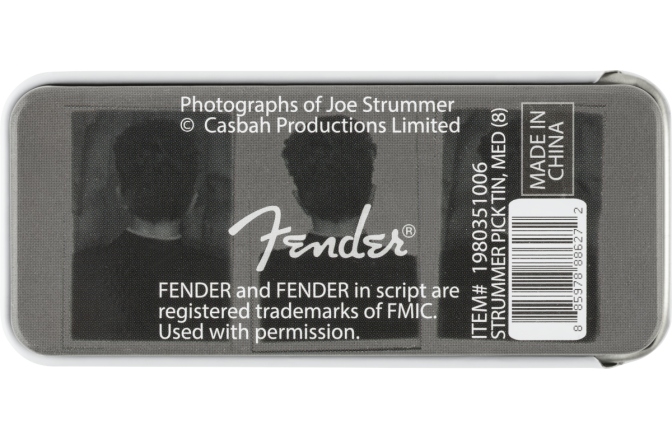 Set de pene Fender Joe Strummer Pick Tin Medium (8)