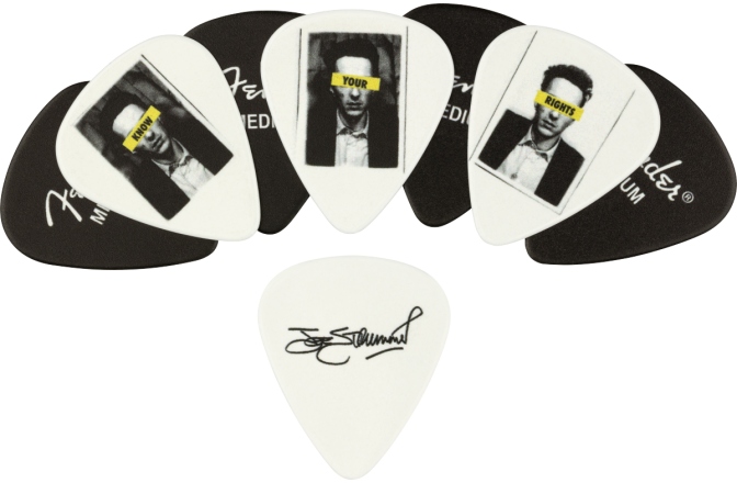 Set de pene Fender Joe Strummer Pick Tin Medium (8)