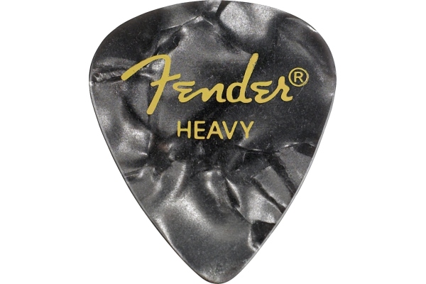 Premium Celluloid 351 Shape Picks Heavy Black Moto 12-Pack Premium Celluloid 351 Shape Picks Heavy Black Moto 12-Pack