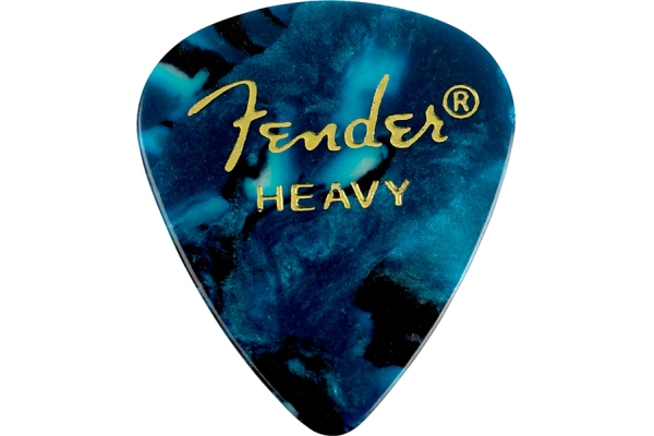 Premium Celluloid 351 Shape Picks Heavy Ocean Turquoise 144-Pack Premium Celluloid 351 Shape Picks Heavy Ocean Turquoise 144-Pack