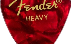 Set de pene Fender Premium Celluloid 351 Shape Picks Heavy Red Moto 144-Pack