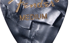 Set de pene Fender Premium Celluloid 351 Shape Picks Medium Black Moto 144-Pack