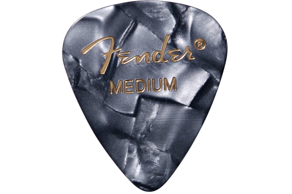 Premium Celluloid 351 Shape Picks Medium Black Moto 144-Pack Premium Celluloid 351 Shape Picks Medium Black Moto 144-Pack
