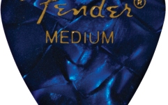 Set de pene Fender Premium Celluloid 351 Shape Picks Medium Blue Moto 12-Pack