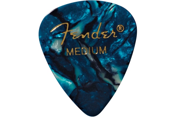 Premium Celluloid 351 Shape Picks Medium Ocean Turquoise 12-Pack Premium Celluloid 351 Shape Picks Medium Ocean Turquoise 12-Pack